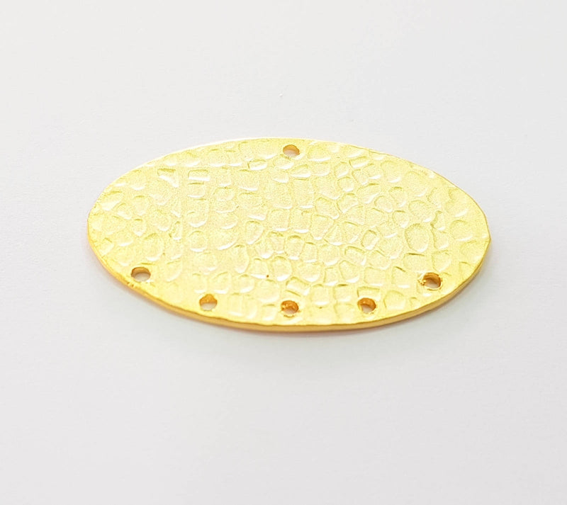 Gold Plated Connector Gold Plated Brass Charms (37x22mm)  G8491