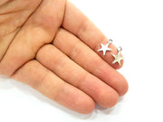 25 Silver Charms Antique Silver Plated Charms (16x12mm) G8499