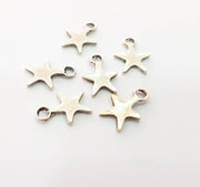 25 Silver Charms Antique Silver Plated Charms (16x12mm) G8499