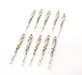 20 Spike Charms Silver Charms Antique Silver Plated Charms (38x5mm) G9095