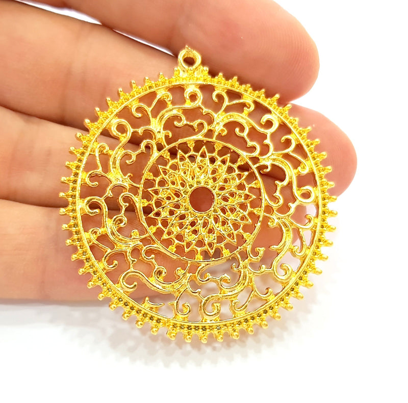 Gold Pendant Pendant Gold Plated Pendant (49mm)  G8502