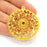 Gold Pendant Pendant Gold Plated Pendant (49mm)  G8502