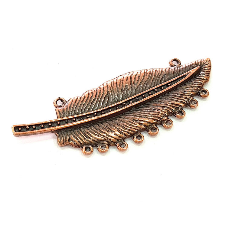 Antique Copper Pendant Antique Copper Plated Pendant (93x32mm) G11841