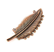 Antique Copper Pendant Antique Copper Plated Pendant (93x32mm) G11841