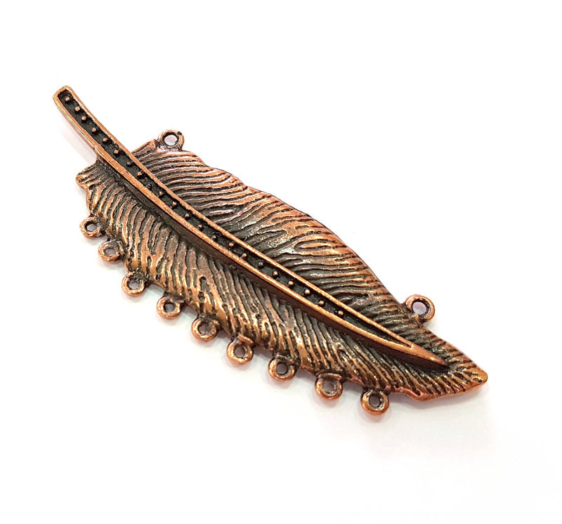 Antique Copper Pendant Antique Copper Plated Pendant (93x32mm) G11841