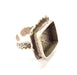 Silver Ring Setting Resin Ring Blank Cabochon Base inlay Ring Mounting Adjustable Ring Base Bezel (18x18mm)Antique Silver Plated Brass G9114