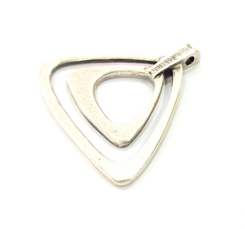 Silver Pendant Antique Silver Plated Pendants (52x52mm)  G9126