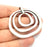 Silver Pendant Antique Silver Plated Pendants (58x53mm)  G9131