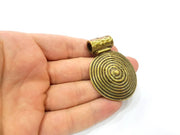 Antique Bronze Pendant Antique Bronze Plated Pendant ( 57x41mm) G17439