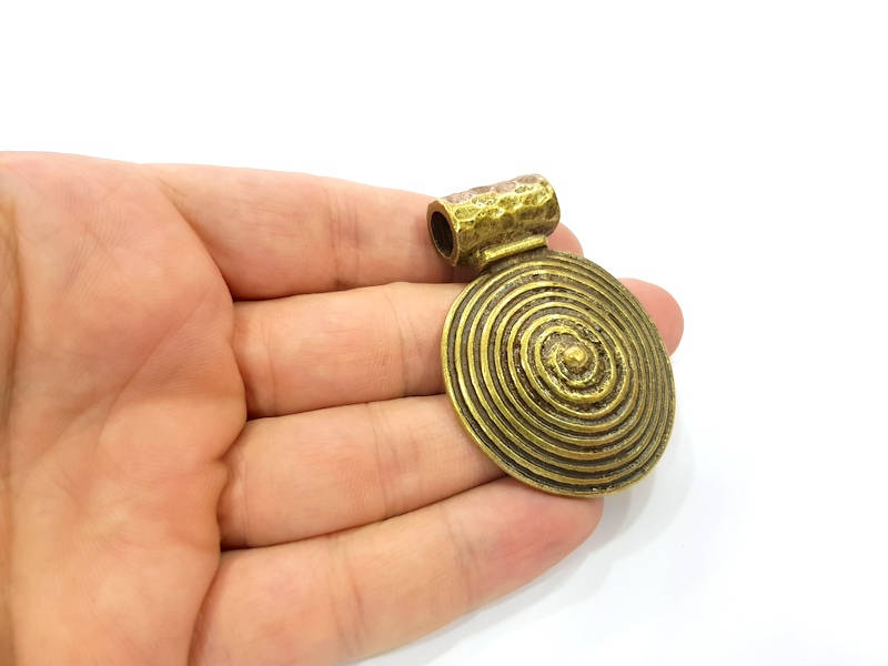 Antique Bronze Pendant Antique Bronze Plated Pendant ( 57x41mm) G17439
