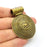 Antique Bronze Pendant Antique Bronze Plated Pendant ( 57x41mm) G17439