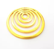 Gold Pendant Gold Plated Pendant (45mm)  G14369