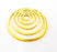 Gold Pendant Gold Plated Pendant (45mm)  G14369