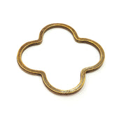 2 Antique Bronze Pendant Antique Bronze Plated Connector Pendant (51mm) G8576