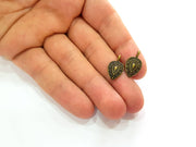 10 Antique Bronze Charm Antique Bronze Plated Charm (19x10mm) G8586