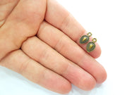 20 Antique Bronze Charm Antique Bronze Plated Charm (15x8mm) G8588