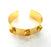 Gold Bangle Blanks Bracelet Blanks Hammered Cuff Blanks Adjustable Bracelet Blank Gold Plated Brass (10mm Blanks ) G8598