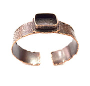 Copper Bracelet Blanks Bangle Blanks Cuff Blanks Adjustable Hammered Bracelet Blank Antique Copper Plated Brass (18x18mm Blanks ) G9244