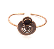 Copper Bracelet Blanks Bangle Blanks Cuff Blanks Adjustable Bracelet Blank Antique Copper Plated Brass (10mm Blanks ) G9265
