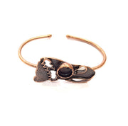 Copper Bracelet Blanks Bangle Blanks Cuff Blanks Adjustable Bracelet Blank Antique Copper Plated Brass (10mm Blanks ) G9272