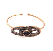 Copper Bracelet Blanks Bangle Blanks Cuff Blanks Adjustable Bracelet Blank Antique Copper Plated Brass (10mm Blanks ) G9269