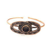 Copper Bracelet Blanks Bangle Blanks Cuff Blanks Adjustable Bracelet Blank Antique Copper Plated Brass (10mm Blanks ) G9269