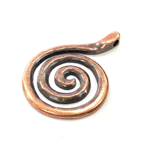 Copper Pendant Antique Copper Medallion Pendant Antique Copper Plated Pendant (52x37mm) G9362