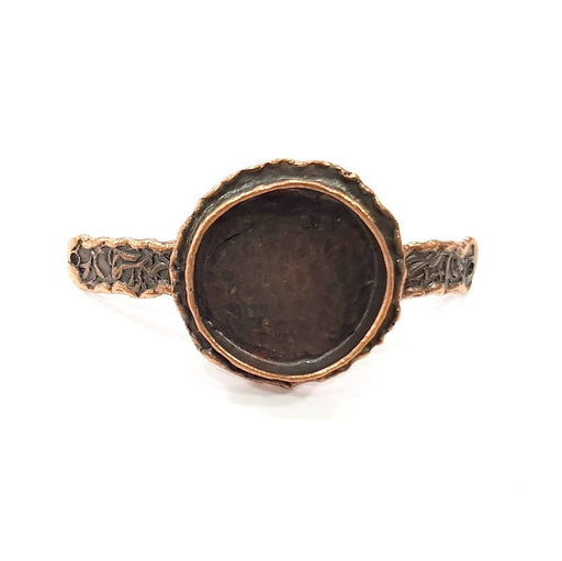 Copper Bracelet Blanks Bangle Blanks Cuff Blanks Adjustable Hammered Bracelet Blank Antique Copper Plated Brass (20mm  ) G9400