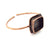 Copper Bracelet Blanks Bangle Blanks Cuff Blanks Adjustable Bracelet Blank Antique Copper Plated Brass (18x18mm Blanks ) G9409