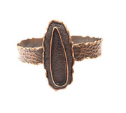 Copper Bracelet Blanks Bangle Blanks Cuff Blanks Adjustable Hammered Bracelet Blank Antique Copper Plated Brass (33x10mm ) G9422