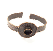 Copper Bracelet Blanks Bangle Blanks Cuff Blanks Adjustable Hammered Bracelet Blank Antique Copper Plated Brass (10mm ) G9428