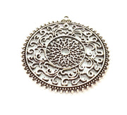 Silver Pendant Antique Silver Pendants (48 mm) G8697