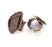 Copper Ring Blank inlay Ring Blank Mosaic Ring Bezel Base Settings Cabochon Mountings (27x17mm blank ) Antique Copper Plated Brass G8731