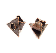 Copper Ring Blank inlay Ring Blank Mosaic Ring Bezel Base Settings Cabochon Mountings (10mm blank ) Antique Copper Plated Brass G8741