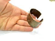 Hammered Bracelet Blanks Bangle Blanks Cuff Blanks Adjustable Bracelet Blank Antique Bronze Plated Brass  G8746