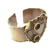 Hammered Bracelet Blanks Bangle Blanks Cuff Blanks Adjustable Bracelet Blank Antique Bronze Plated Brass (10mm Blanks) G8772