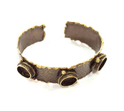 Hammered Bracelet Blanks Bangle Blanks Cuff Blanks Adjustable Bracelet Blank Antique Bronze Plated Brass (10mm Blanks) G8773