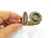 Hammered Bracelet Blanks Bangle Blanks Cuff Blanks Adjustable Bracelet Blank Antique Bronze Plated Brass (20mm and 31x10mm Blanks) G8780
