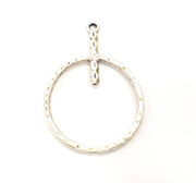 2 Silver Pendant Antique Silver Plated Pendant (53x37mm) G14439