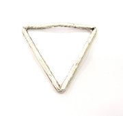 4 Silver Pendant Antique Silver Plated Pendant (37x35mm) G8816