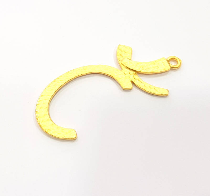 Gold Charm Gold Plated Charms  (54x20mm)  G8830