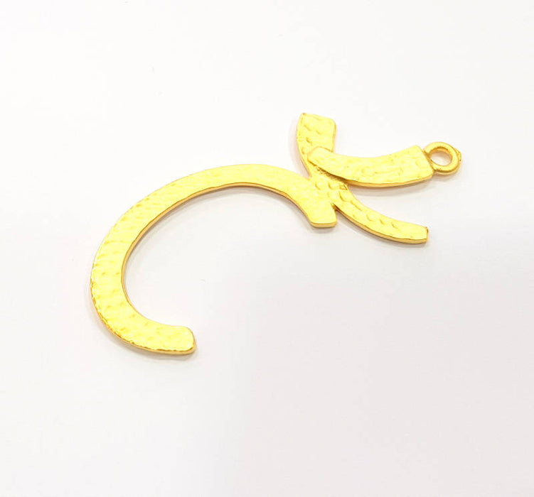 Gold Charm Gold Plated Charms  (54x20mm)  G8830