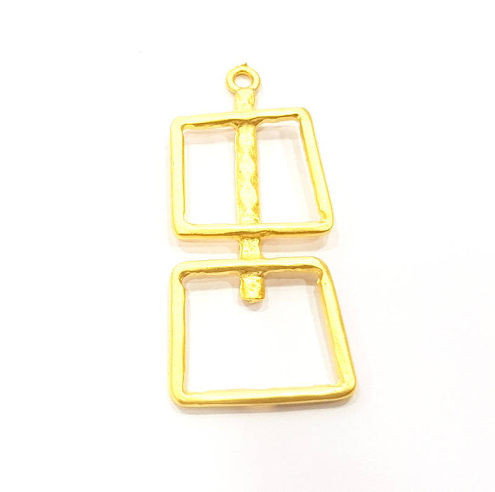 Gold Charm Gold Plated Charms  (55x25mm)  G8831