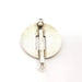 20 Silver Charms Antique Silver Plated Connector (41x29mm) G9527