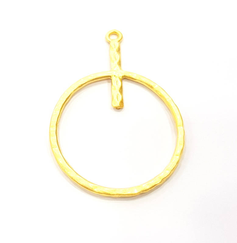 Gold Charm Gold Plated Charms  (53x37mm)  G9431
