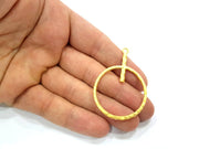 Gold Charm Gold Plated Charms  (53x37mm)  G9431