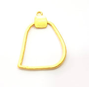 Gold Charm Gold Plated Charms  (52x35mm)  G8912
