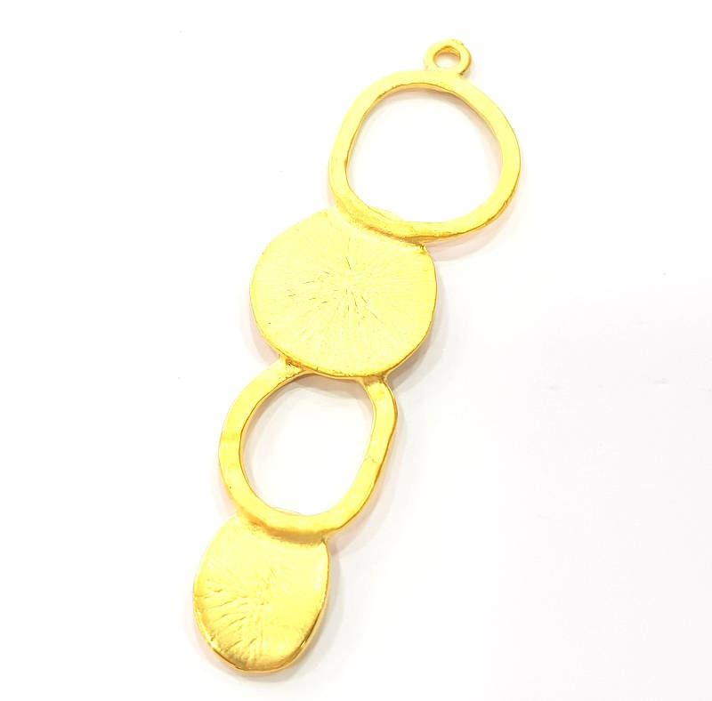 Gold Charm Gold Plated Charms  (72x20mm)  G8913