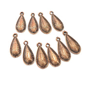 20 Antique Copper Charm Antique Copper Plated Charm (18x7mm) G8920