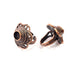 Copper Ring Blank inlay Ring Blank Mosaic Ring Bezel Base Settings Cabochon Mountings (10mm blank ) Antique Copper Plated Brass G9003